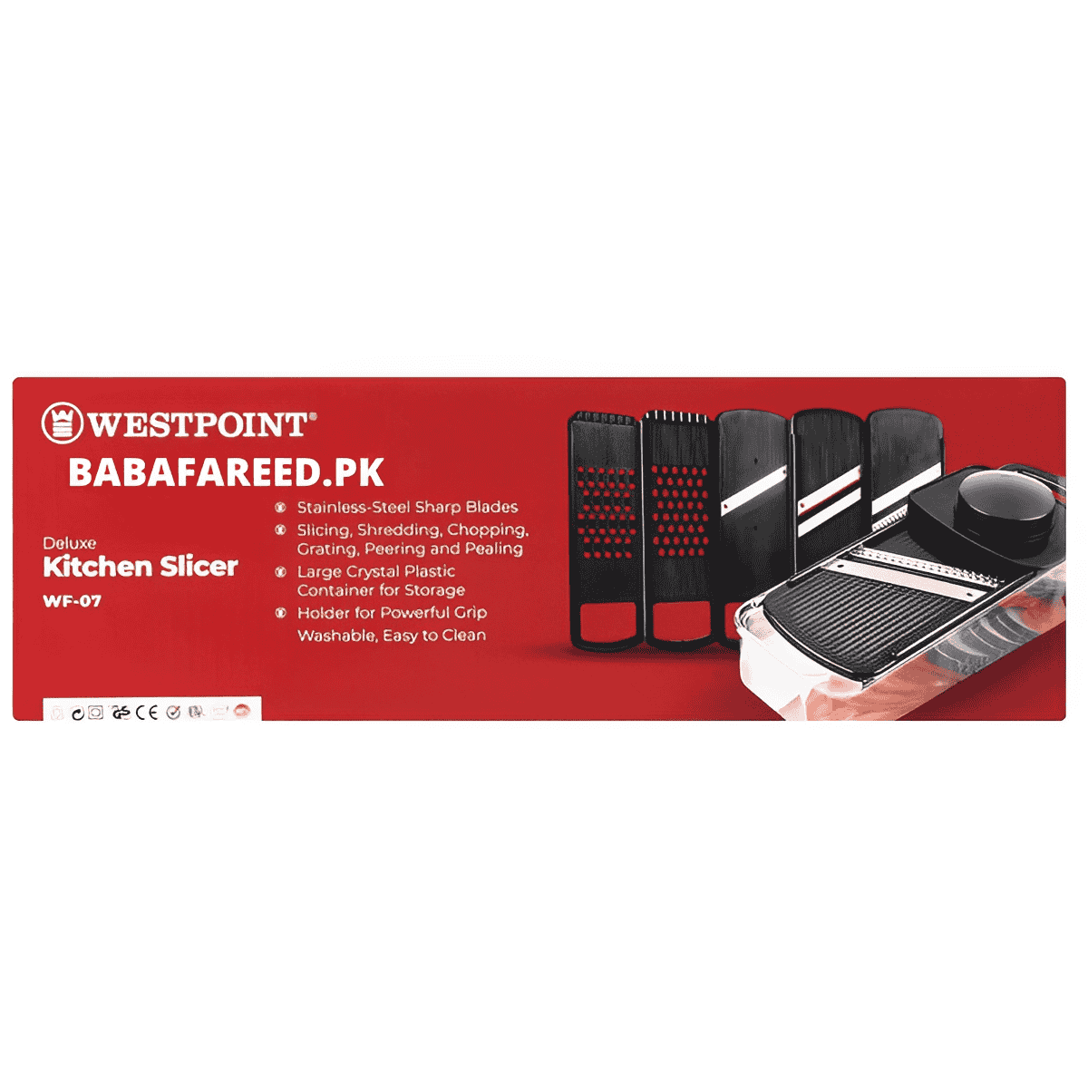 Westpoint WF-07 Deluxe Kitchen Slicer