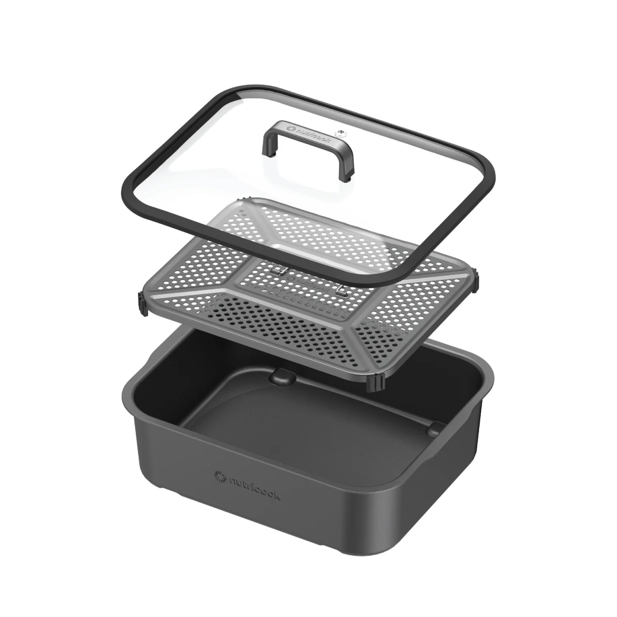 Nutricook NC-RG600GCC Revolution 12-in-1 Grill, Air Fryer & Multicooker