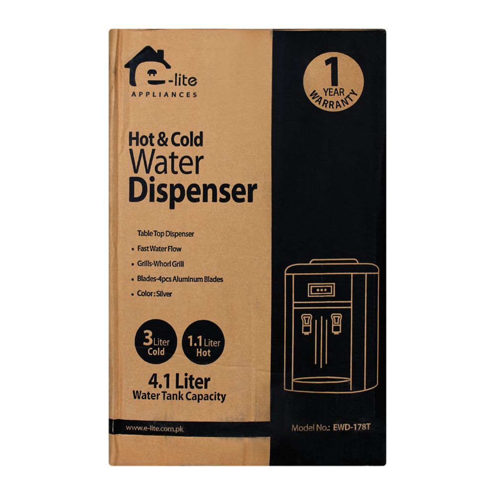 E-Lite EWD-178T Tabletop Water Dispenser