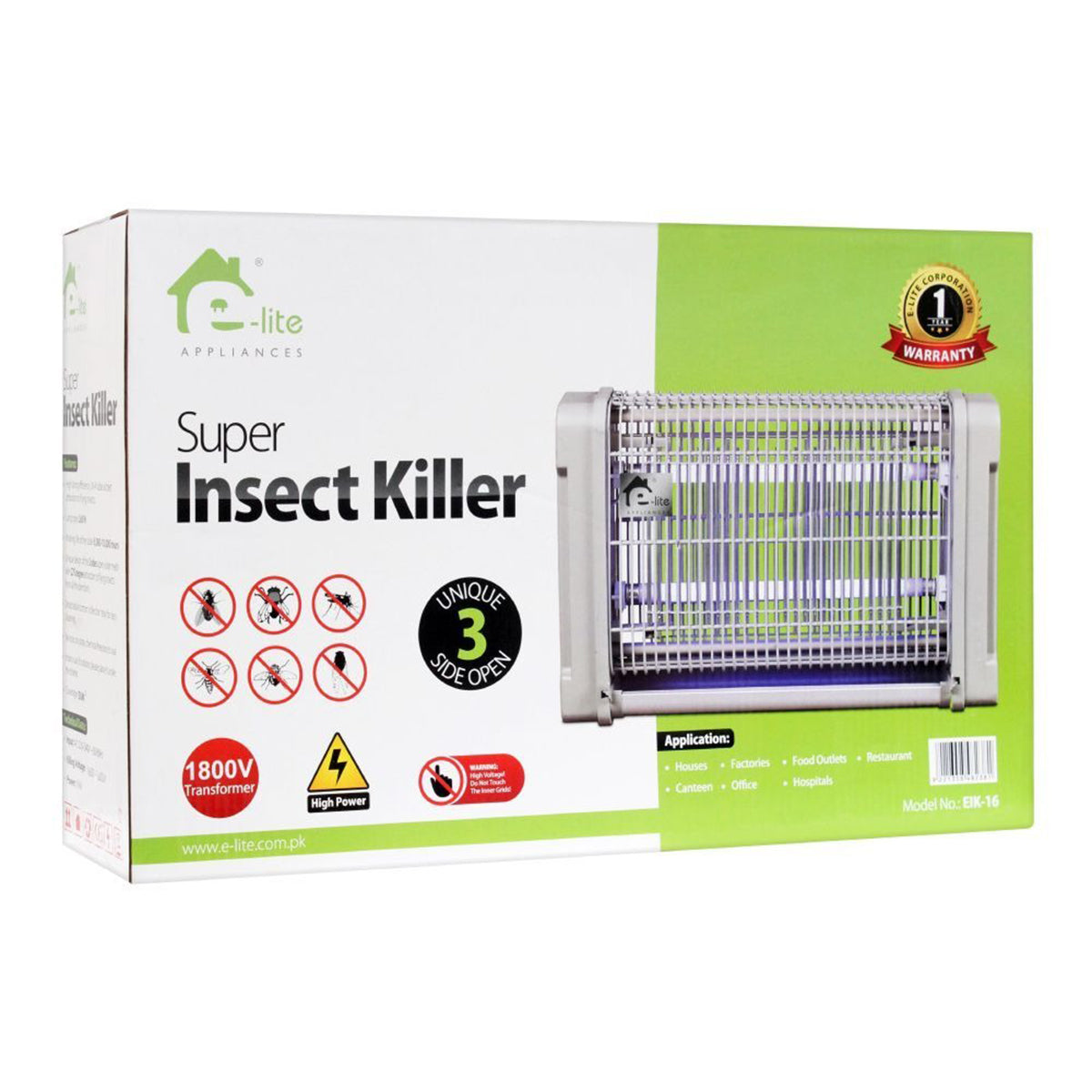 E-Lite EIK-16 16W UV-A Insect Killer