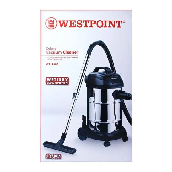 Westpoint WF-3669 Deluxe Wet & Dry Vacuum Cleaner