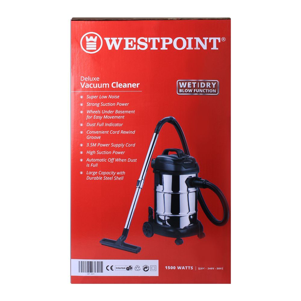 Westpoint WF-3669 Deluxe Wet & Dry Vacuum Cleaner