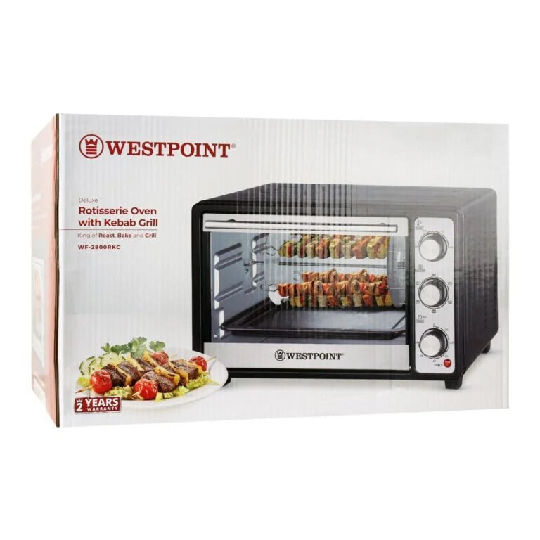 Westpoint WF-2800RK Deluxe Rotisserie Oven with Kebab Grill