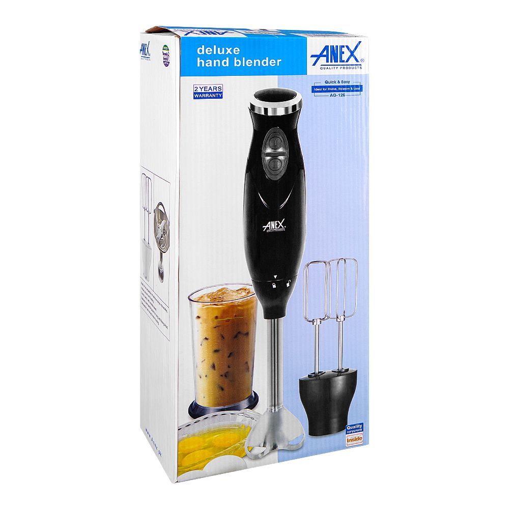 Anex AG-126 Deluxe 300W Variable-Speed Hand Blender