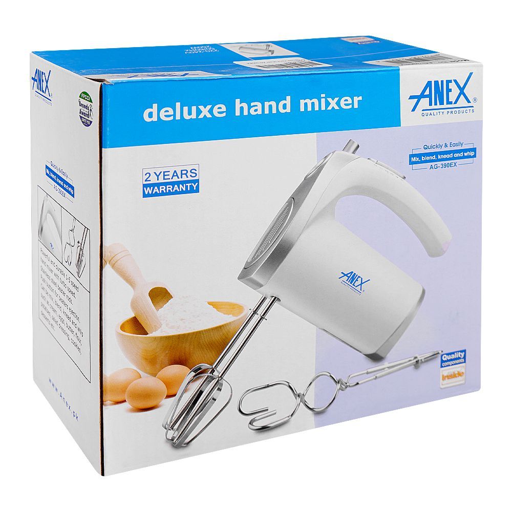 Anex AG-390EX Deluxe 250W Hand Mixer