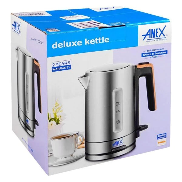 Anex AG-4051 Deluxe 1.0L Stainless Steel Kettle