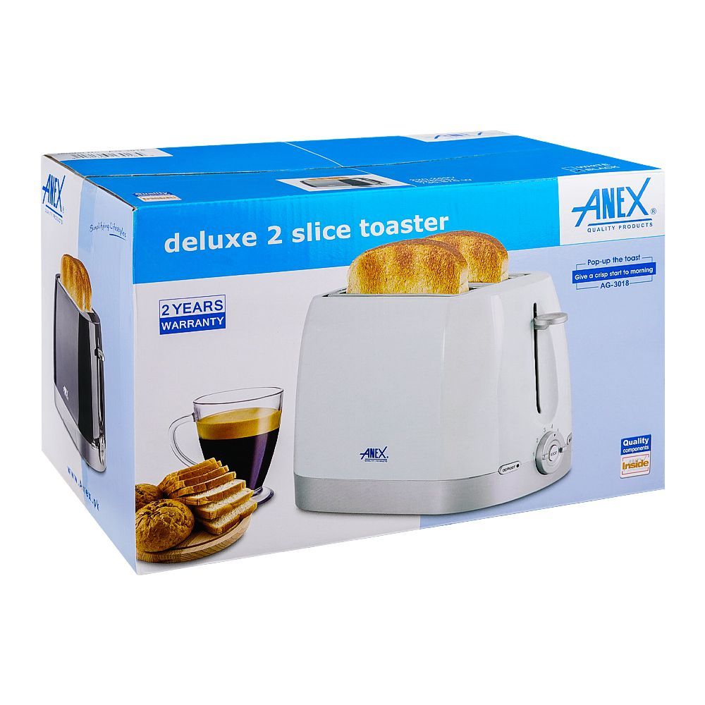 Anex AG-3018 Deluxe 2-Slice Toaster
