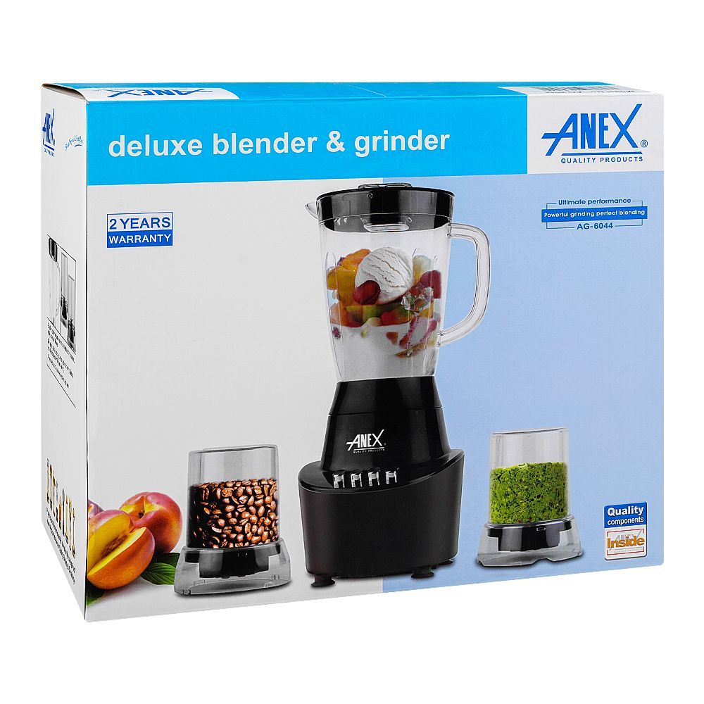 Anex AG-6044 Deluxe 3-in-1 Blender Grinder