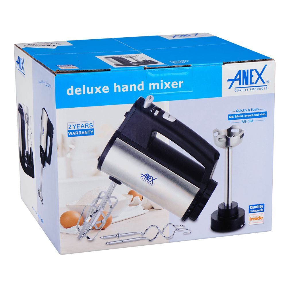 Anex AG-398 300W Hand Mixer with Blending Rod