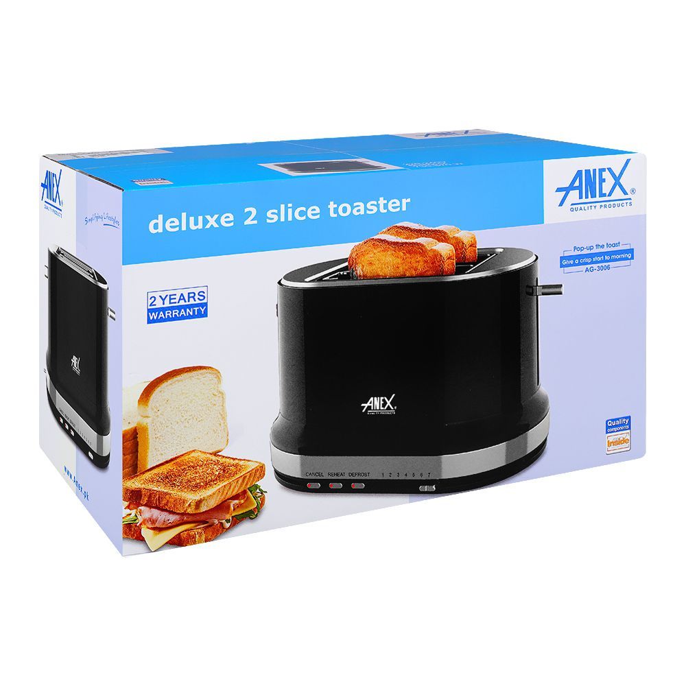 Anex AG-3006 Deluxe 2-Slice Toaster