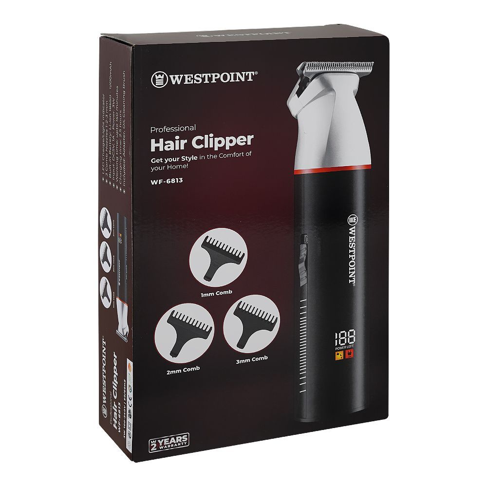 Westpoint WF-6813 150-Minute Li-ion Hair Clipper