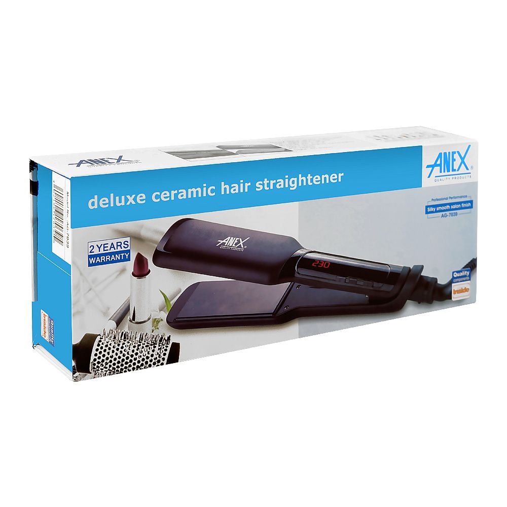 Anex AG-7039 Deluxe Ceramic Hair Straightener