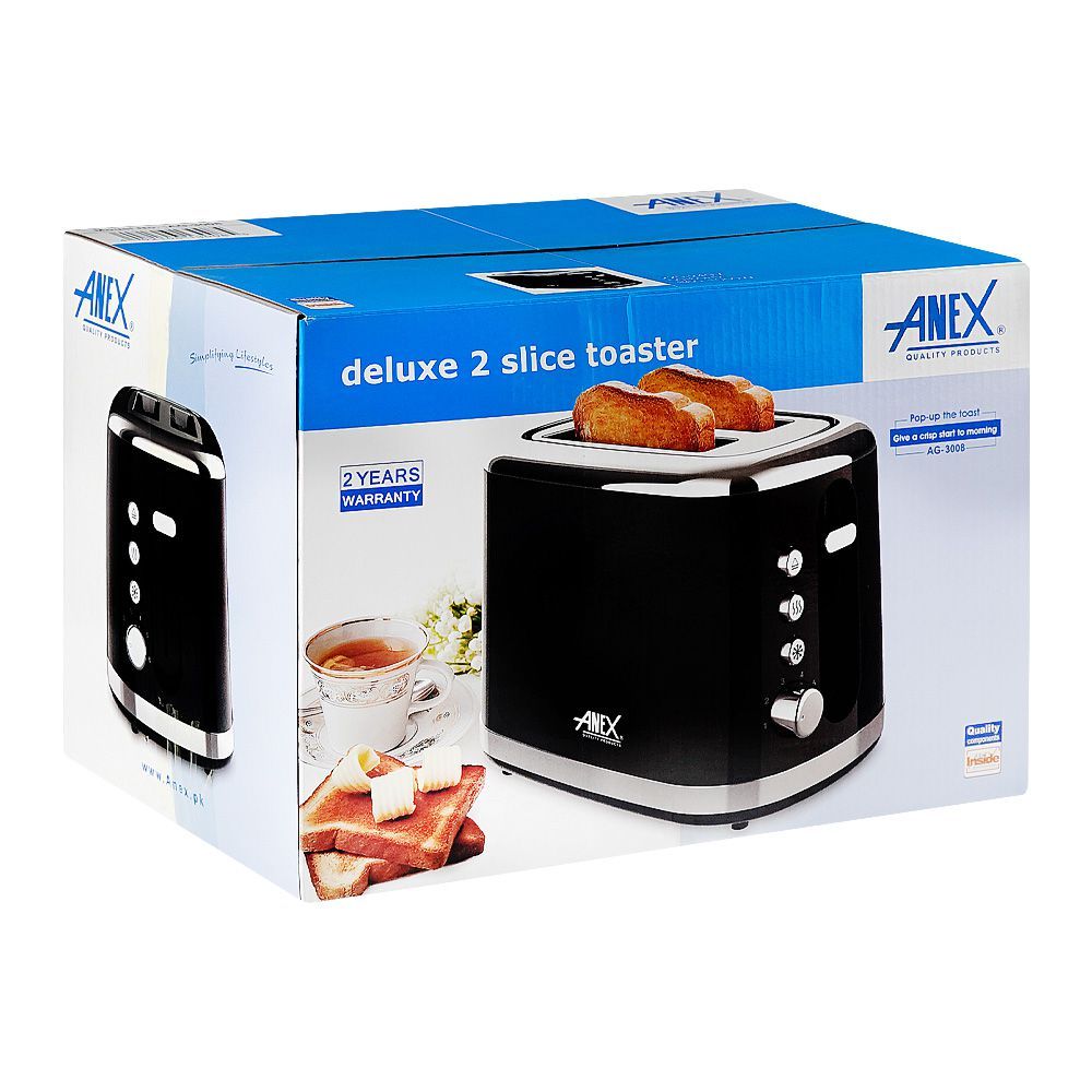 Anex AG-3008 Deluxe 2-Slice Toaster