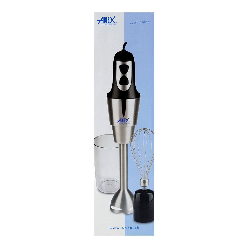 Anex AG-142 Deluxe 500W Titanium Hand Blender with Beater