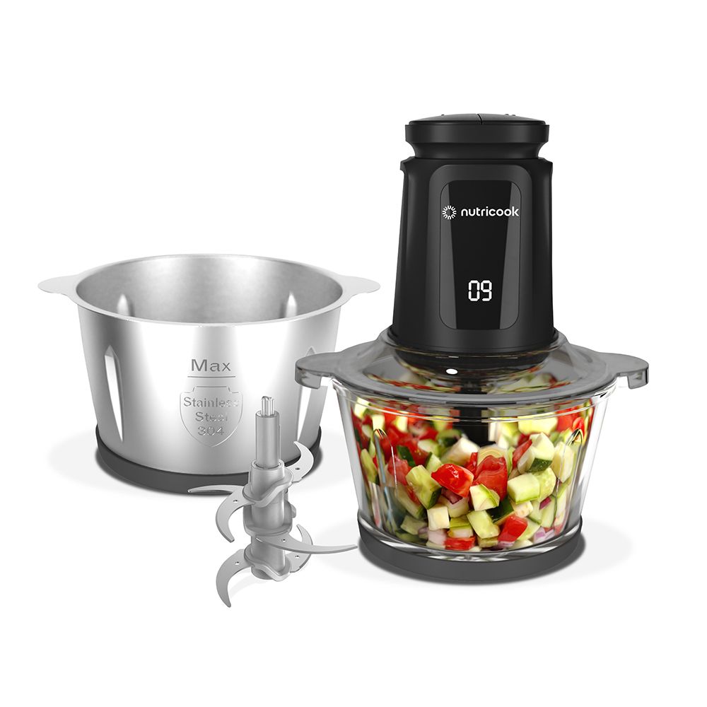 Nutricook NC-CH6000 Choppi XXXL 3L Dual-Bowl Chopper