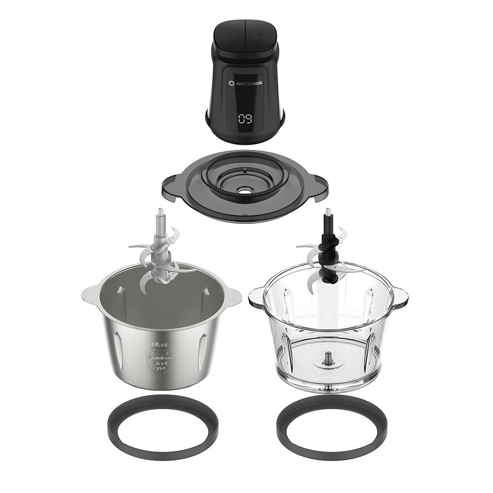 Nutricook NC-CH6000 Choppi XXXL 3L Dual-Bowl Chopper
