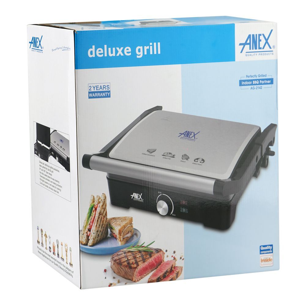 Anex AG-2142 Deluxe 2000W Barbecue Grill
