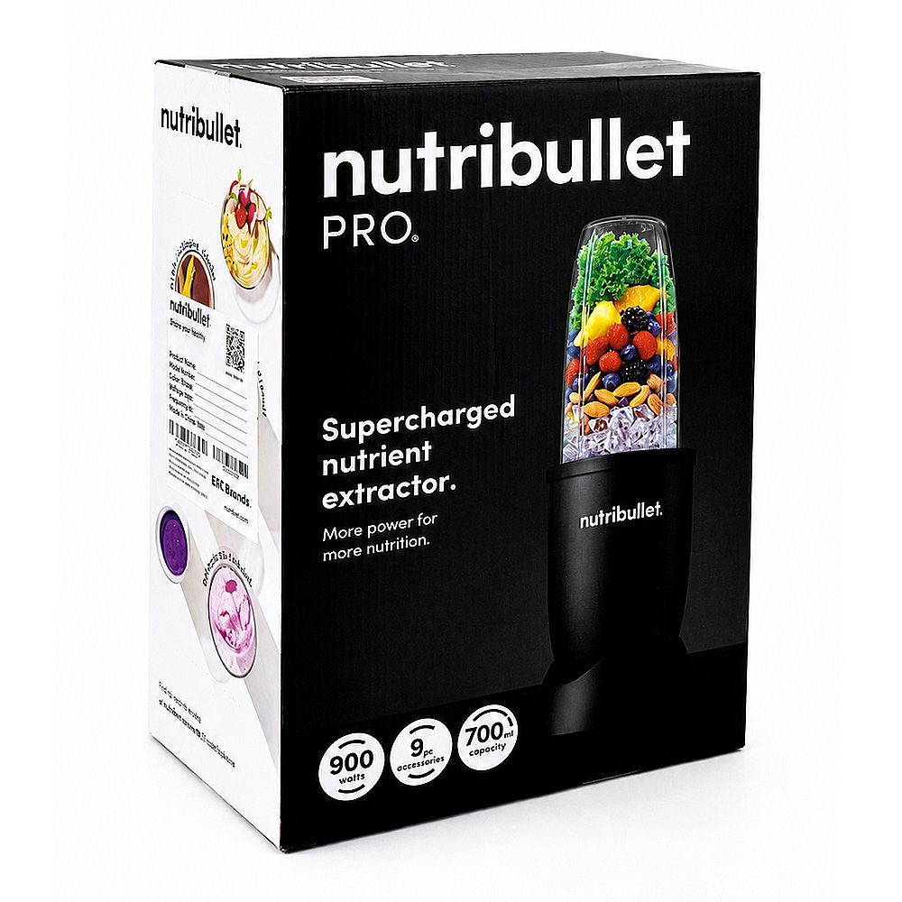 Nutribullet NB9-1212AK 900W Matte Black Blender Set