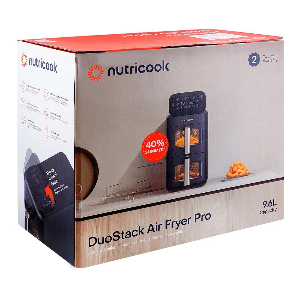 Nutricook NC-AFDS330 DuoStack 9.6L Air Fryer