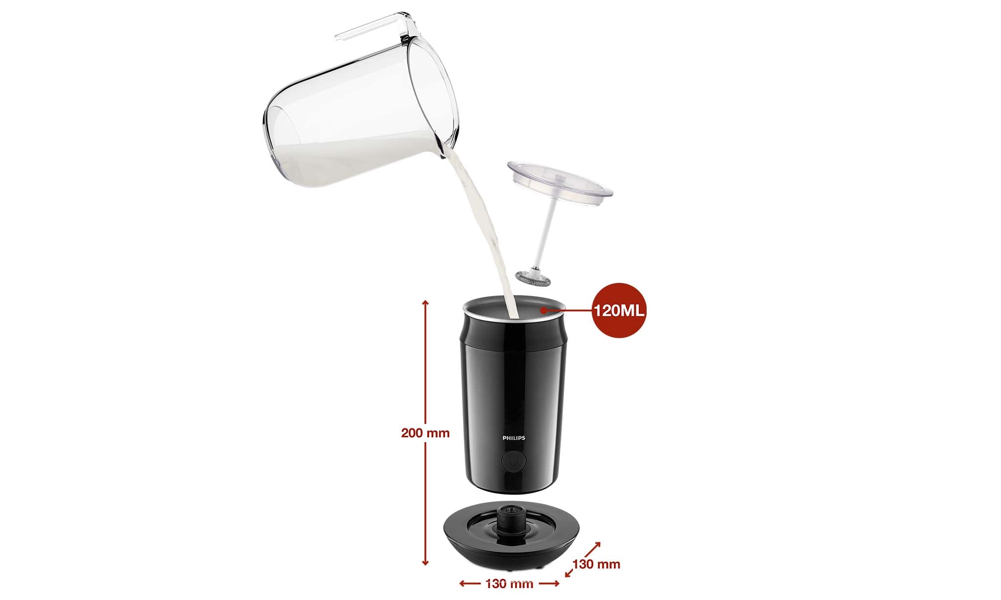Philips CA6500/63 Milk Twister Milk Frother