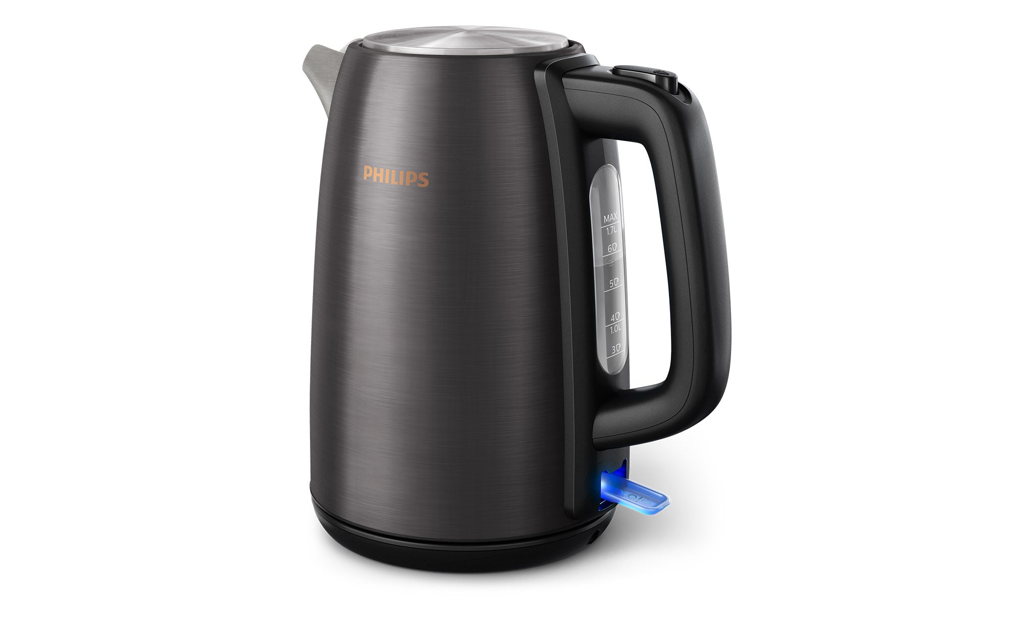 Philips HD9352/31 1.7L Black & Copper Stainless Steel Kettle