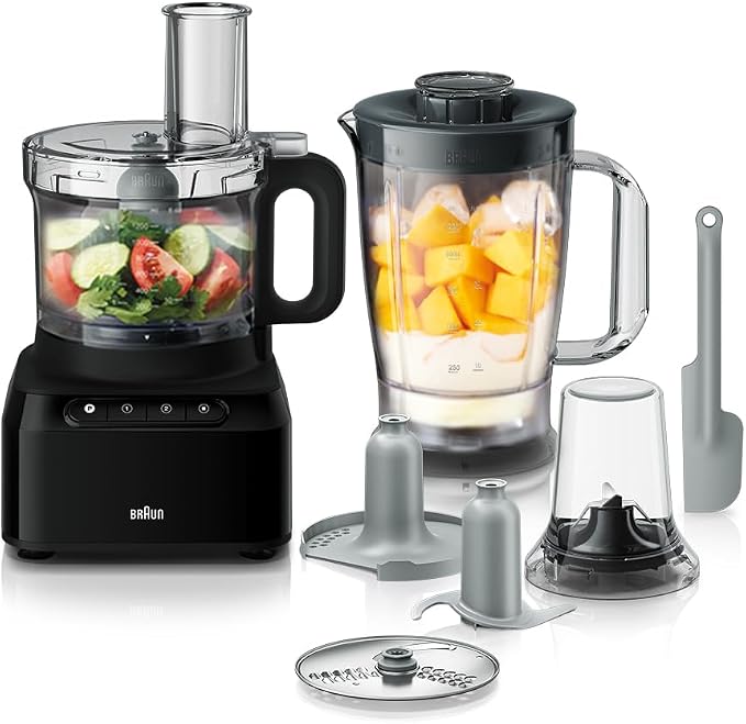 Braun PurEase FP3132 800W Food Processor with Multi Mill