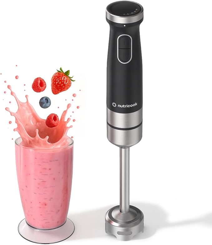 Nutricook NC-HB150BG Essentials 1200W Immersion Blender