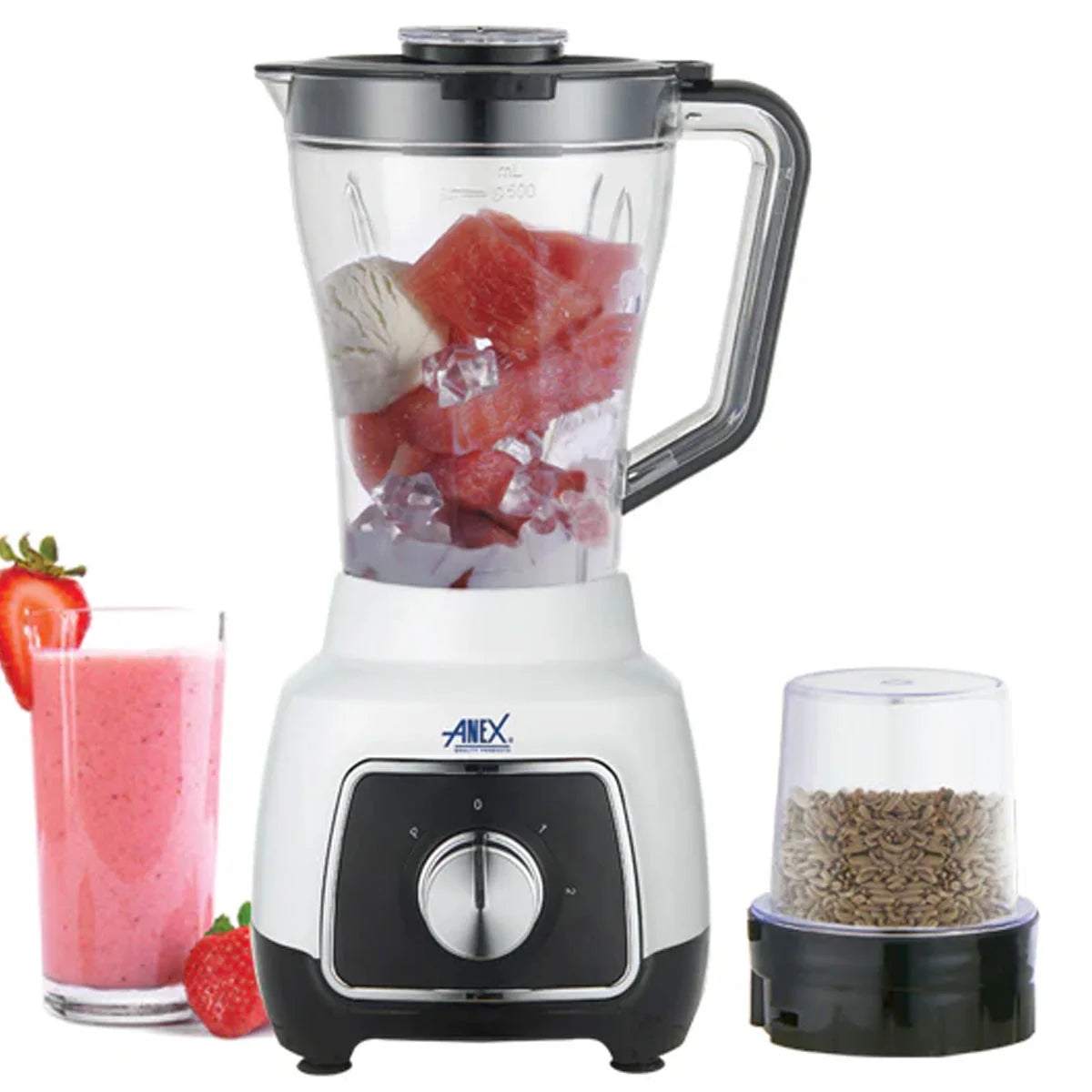 Anex AG-6134UB 500W Unbreakable Blender Grinder 2-in-1
