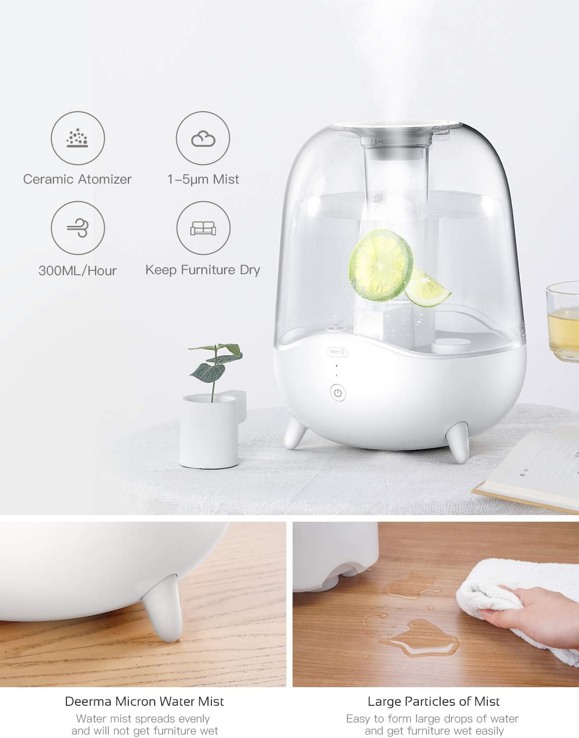 Deerma DEM-F325 5L Ultrasonic Humidifier