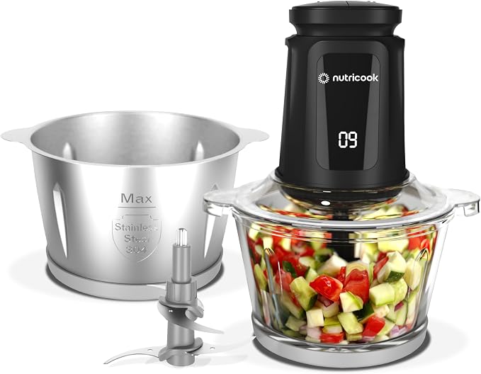 Nutricook NC-CH2000 Choppi XXL 2L Dual-Bowl Chopper
