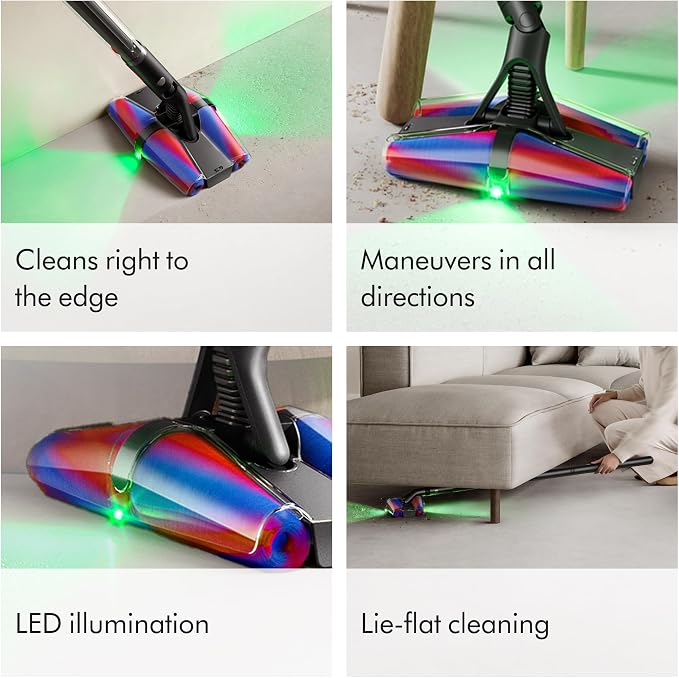 Dyson PencilVac Cordless Vacuum with Fluffycones Head