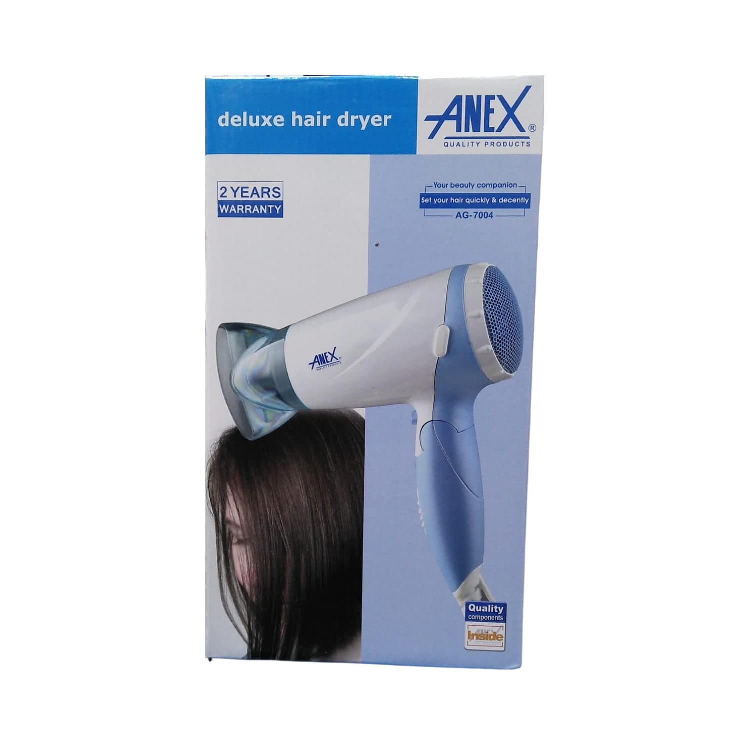 Anex AG-7004 Folding Hair Dryer