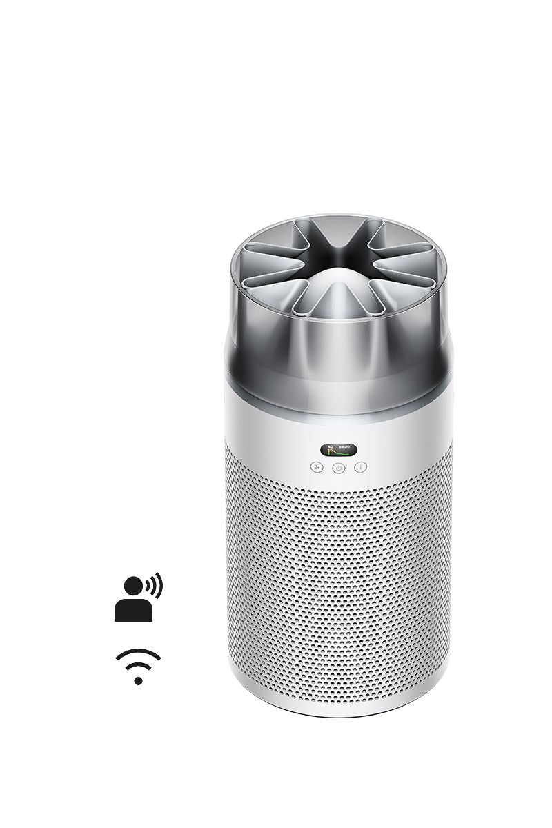 Dyson HushJet Purifier Compact HJ1 - White/Silver