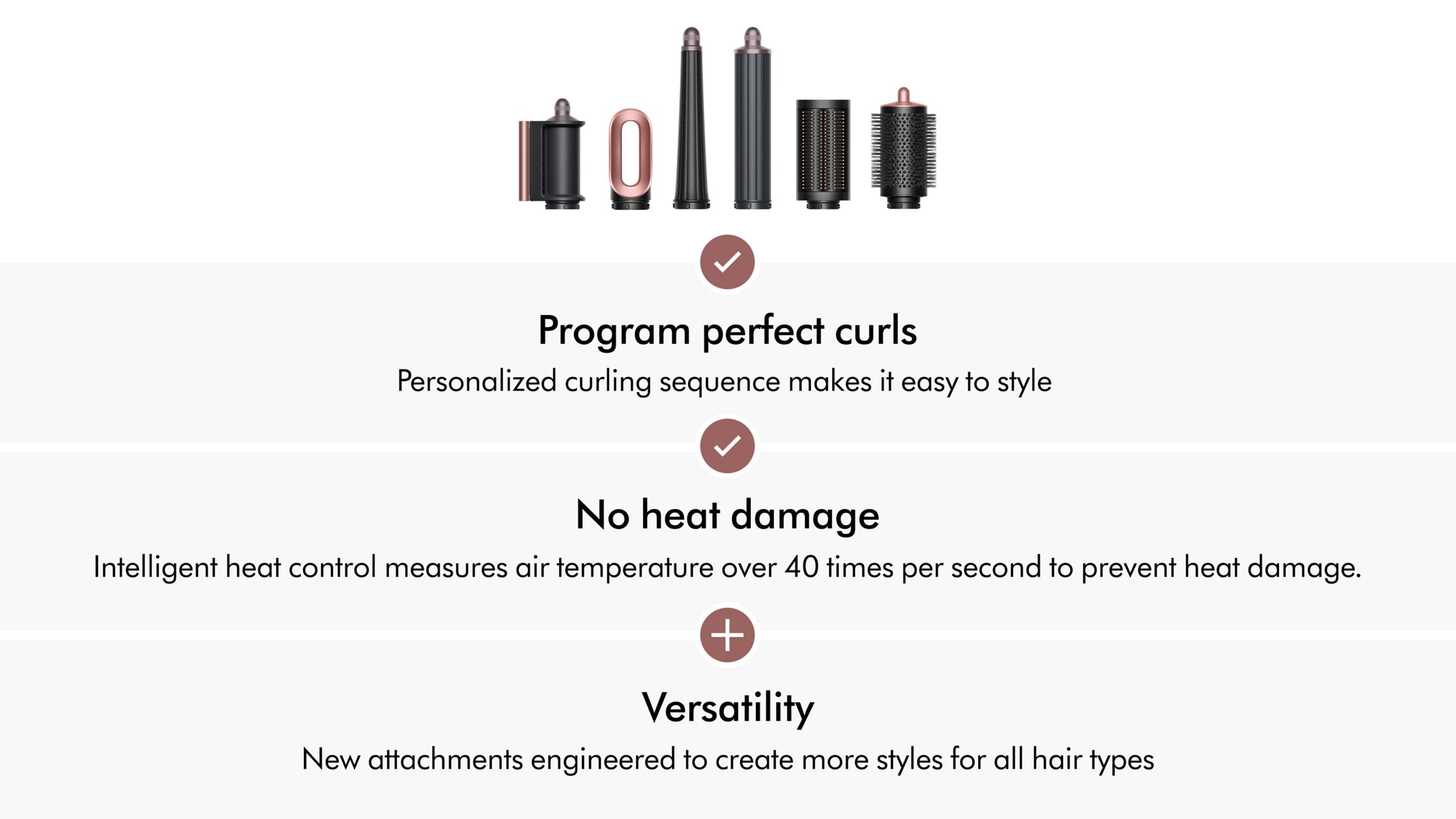 Dyson Airwrap i.d. HS08 Straight+Wavy - Ceramic Pink/Rose Gold