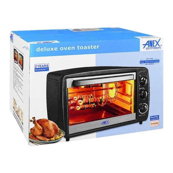 Anex AG-1065EX Deluxe Oven Toaster with BBQ & Rotisserie