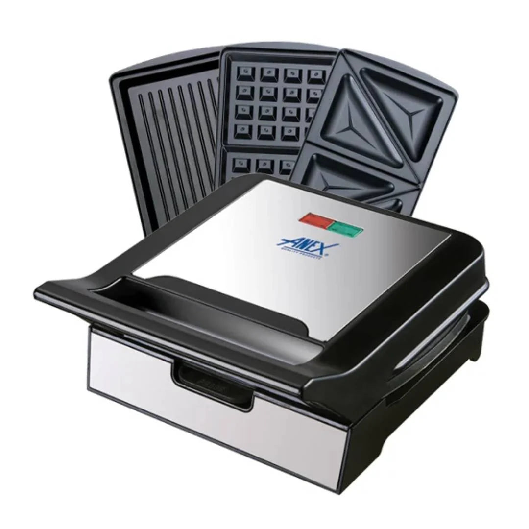 Anex AG-2039C 3-in-1 Deluxe Sandwich Maker