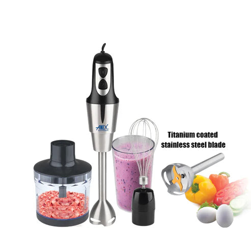 Anex AG-143 Deluxe 500W Complete Hand Blender Set
