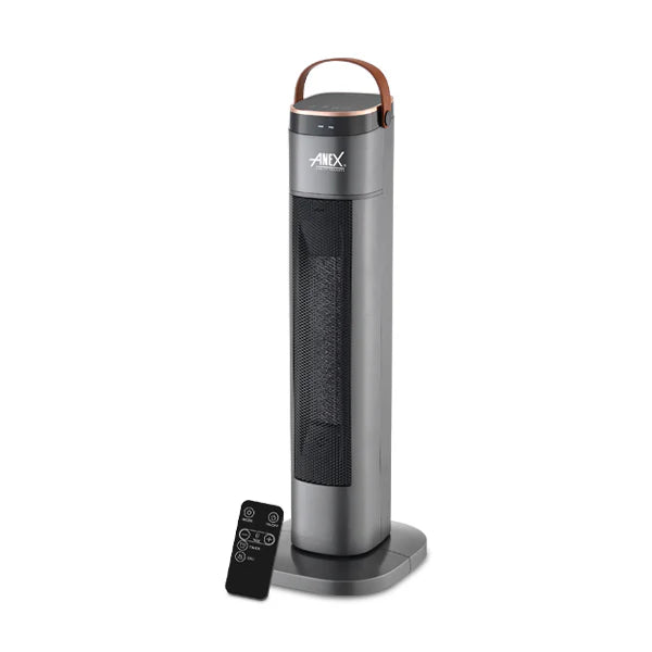 Anex AG-5017 Deluxe Ceramic Fan Heater with Remote