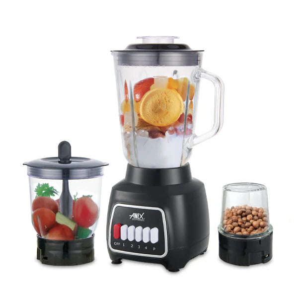 Anex AG-6137GL Deluxe 3-in-1 Blender Grinder