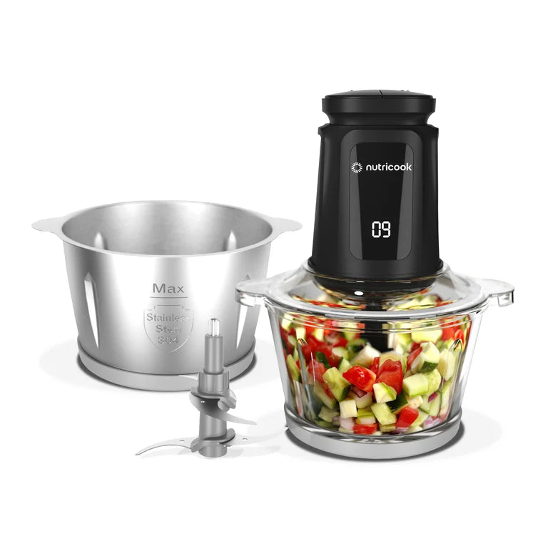 Nutricook NC-CH2000 Choppi XXL 2L Dual-Bowl Chopper