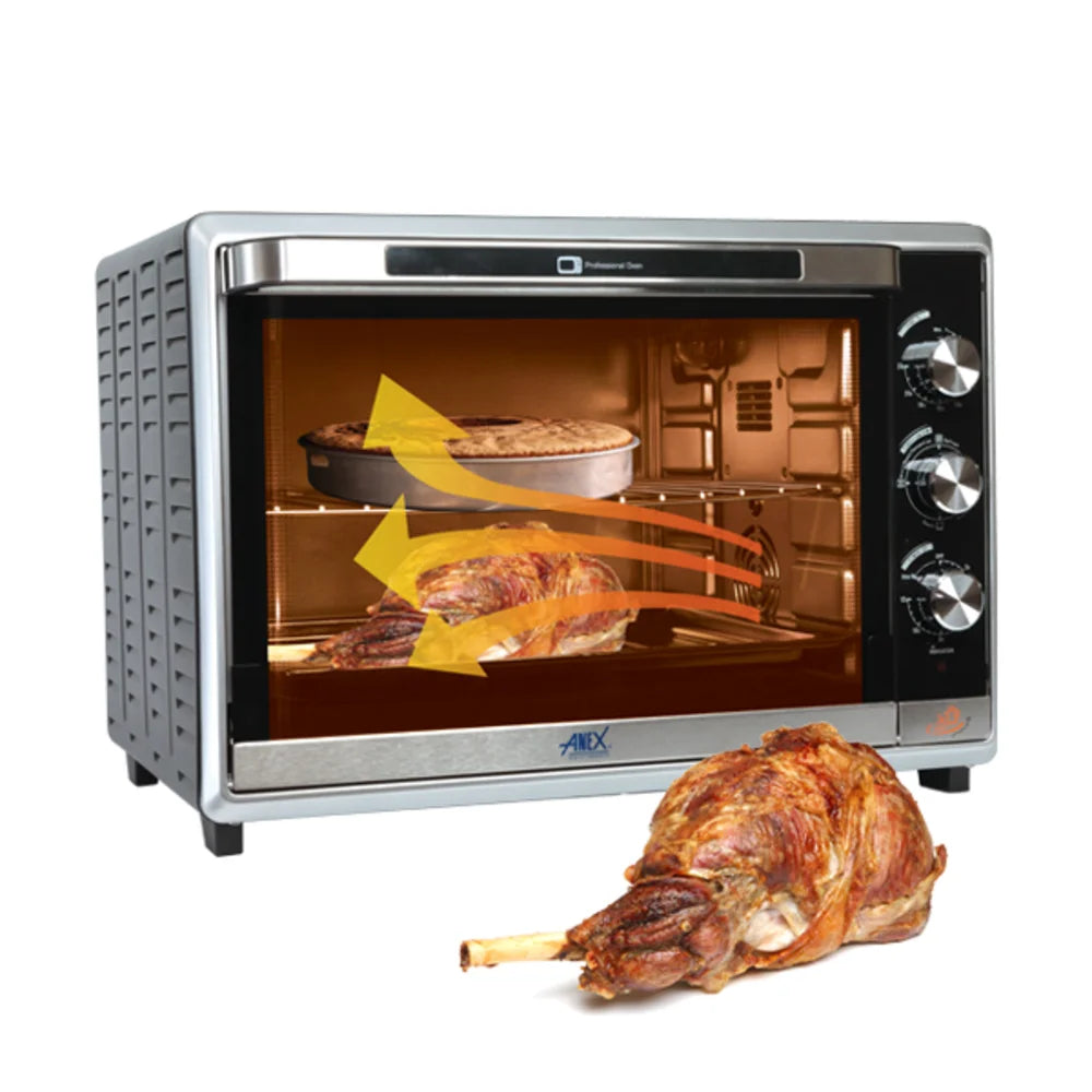 Anex AG-3072 Deluxe 2000W Oven Toaster with Convection Fan