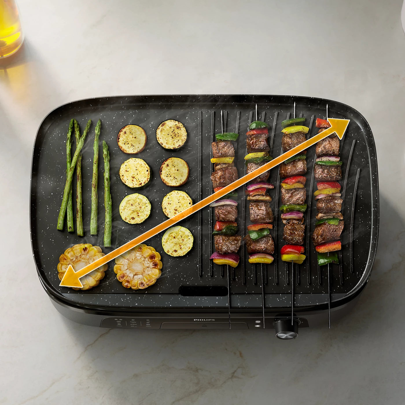 Philips HD6210/90 2400W Table Grill