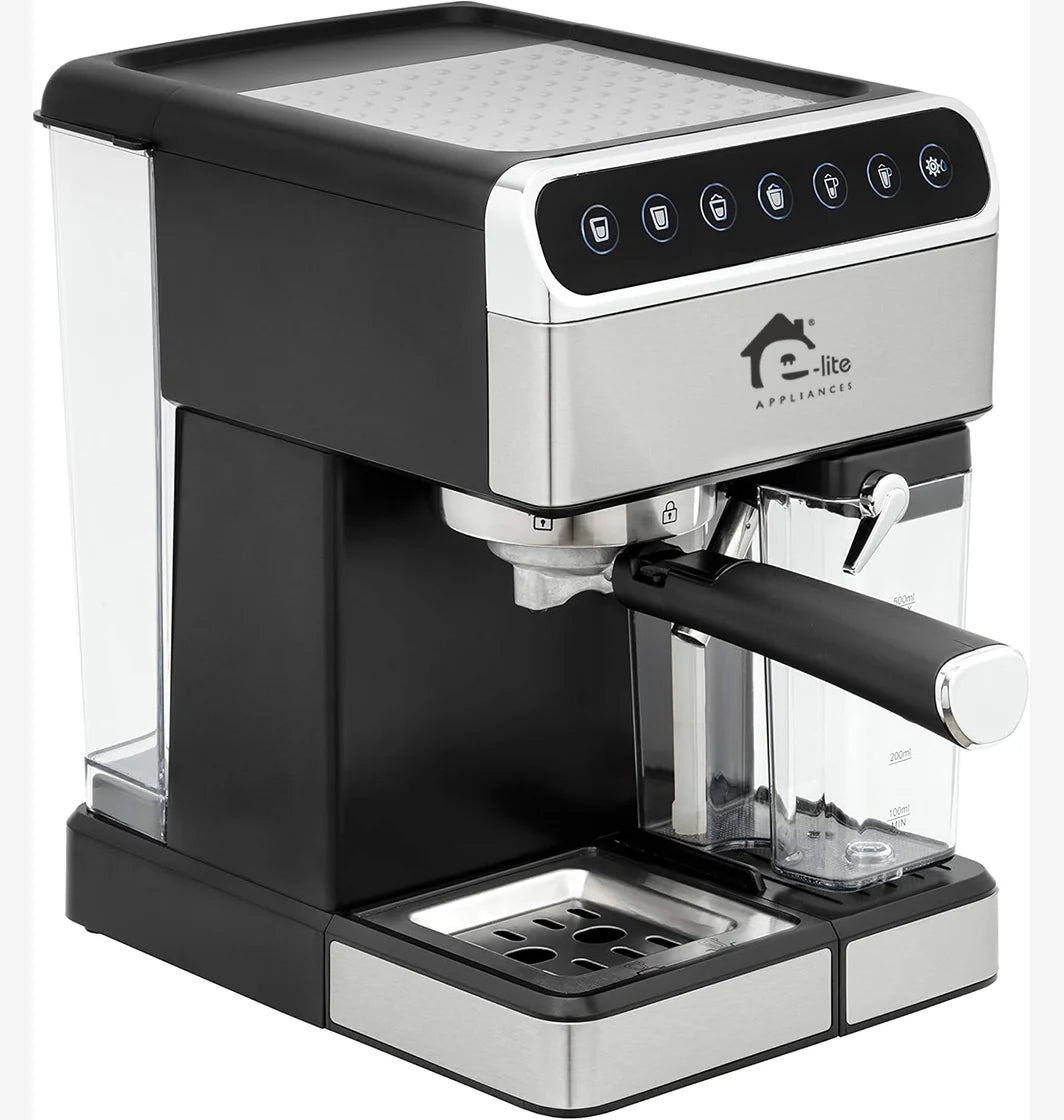 E-Lite EEM-020 Automatic 15-Bar Espresso Machine