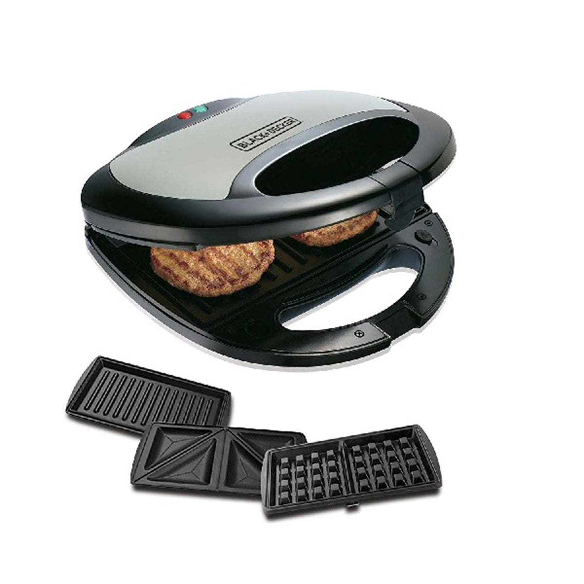 Black & Decker TS2090 3-in-1 Sandwich, Grill & Waffle Maker