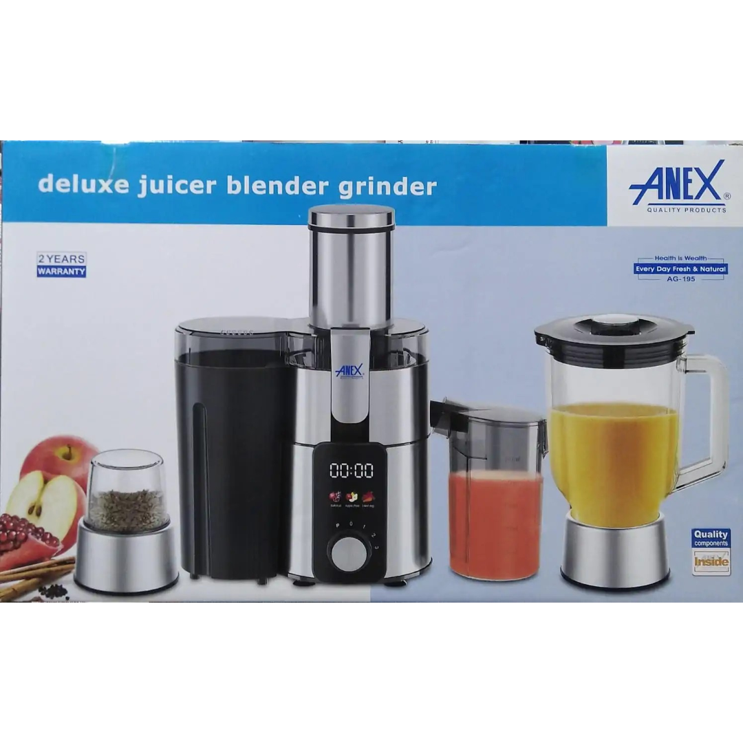 Anex AG-195 Digital Juicer Blender Grinder