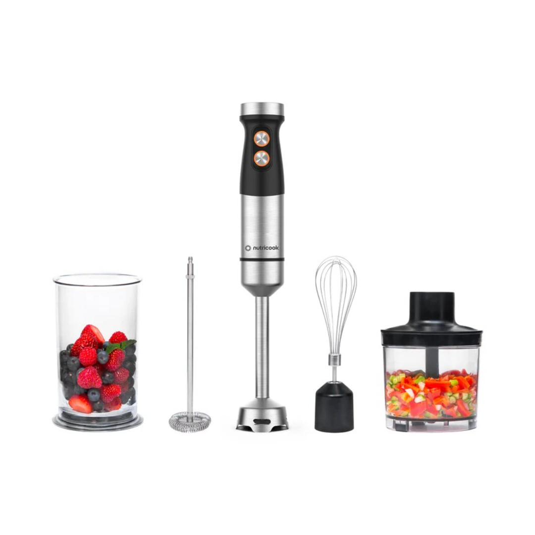 Nutricook NC-HB100 Handi 1200W 4-in-1 Hand Blender
