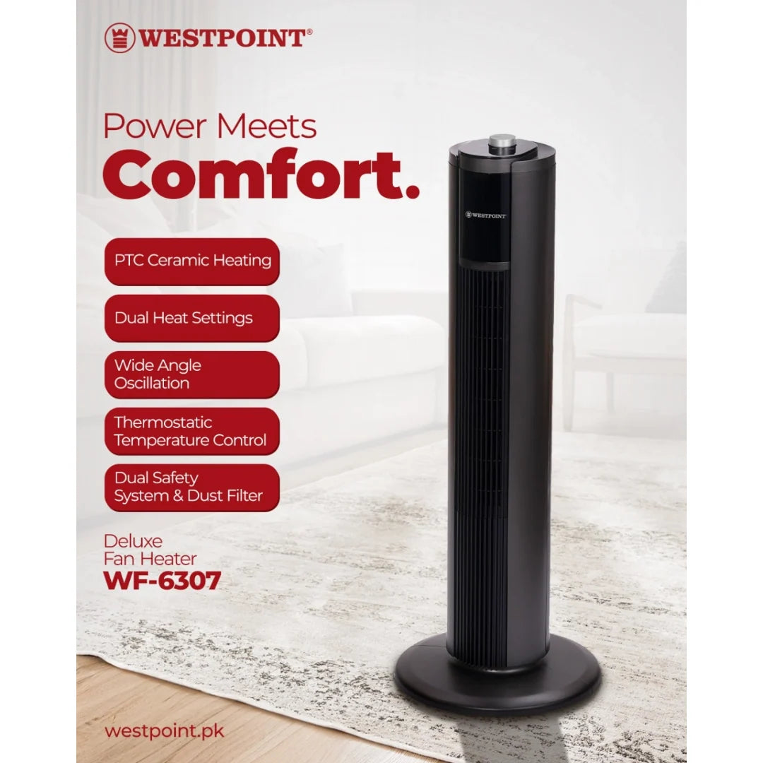 Westpoint WF-6307 Deluxe Fan Heater