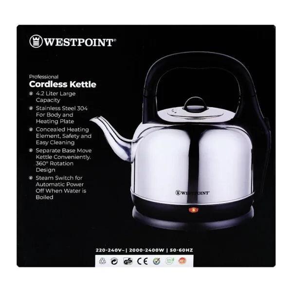 Westpoint WF-6178C Professional Cordless Electric Kettle