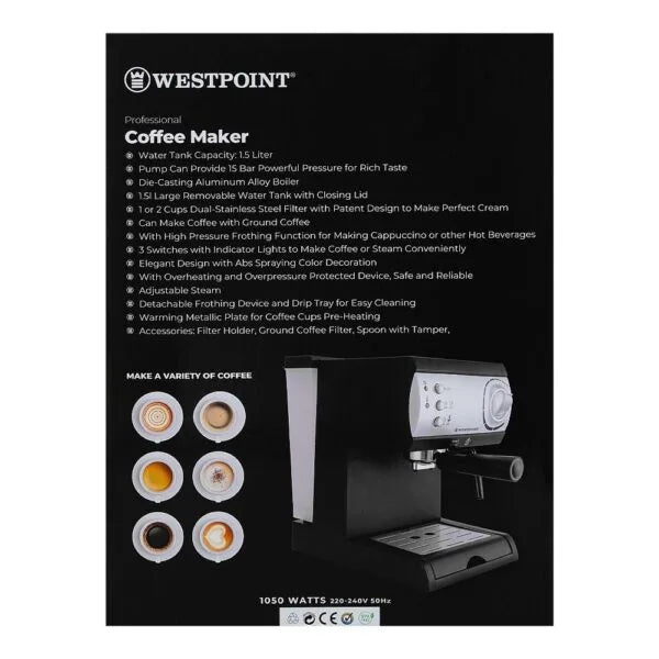 Westpoint WF-2024 Professional Espresso Coffee Maker