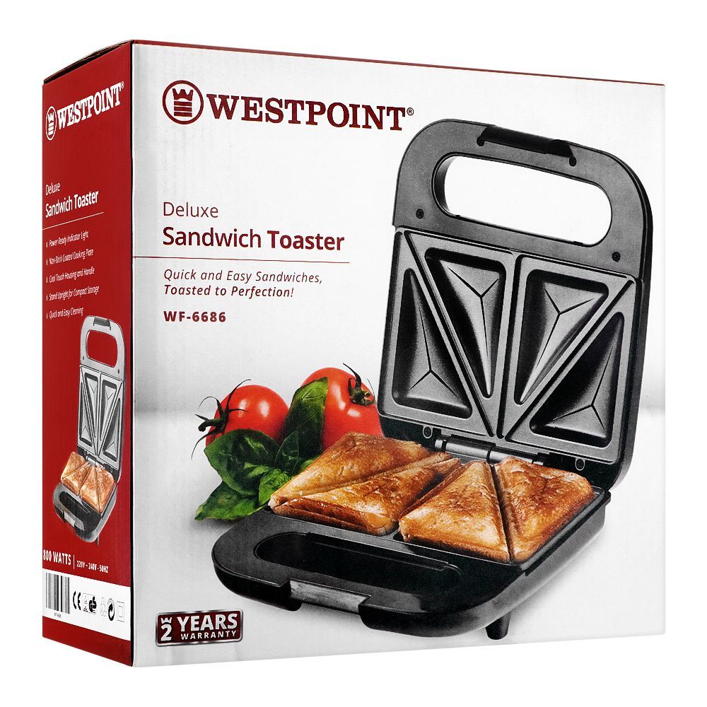 Westpoint WF-6686 Deluxe Sandwich Toaster